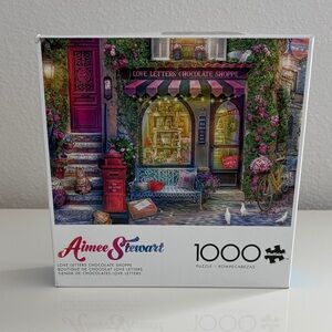 Buffalo Games Aimee Stewart Colorful Chocolate Shop Puzzle, 1000 pcs